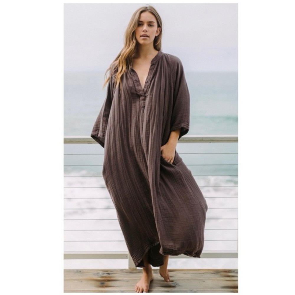9Seed Resort | Tangier Long Sleeve Kaftan